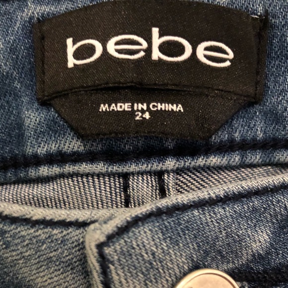 Bebe Skinny Jeans with Star Print - Picture 4 of 4